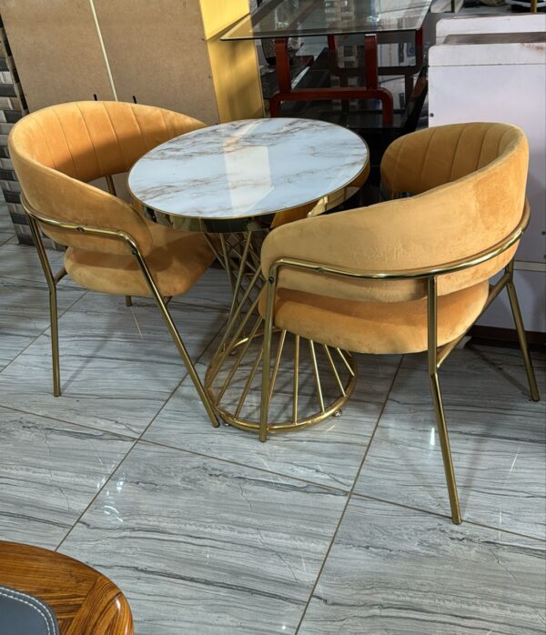 tete a tete 300000f Table à Café Tête-à-Tête avec Fauteuils en Velours